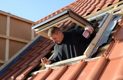 Pose de fenêtres de toit Velux au Mériot